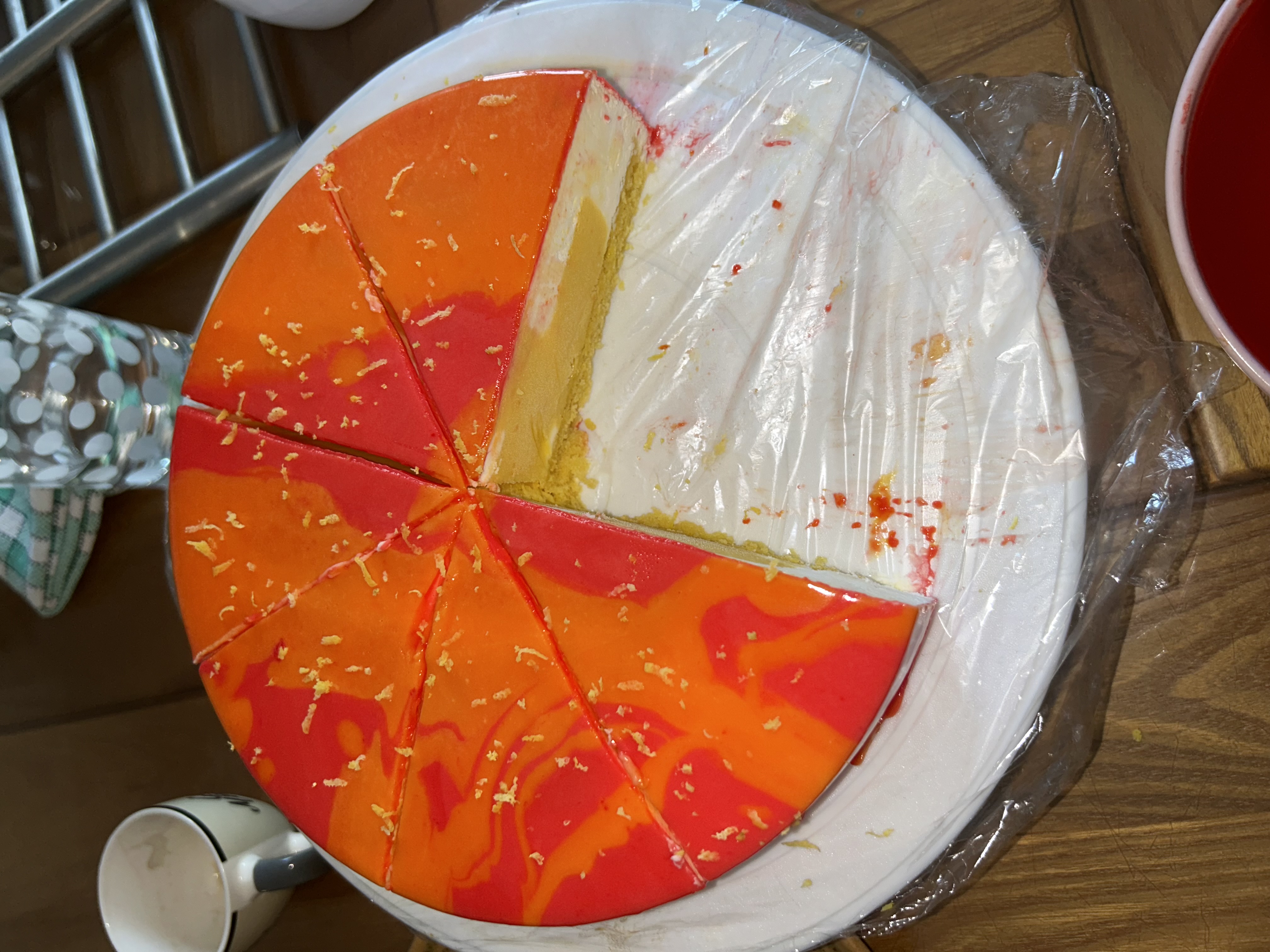 Entremet aux agrumes