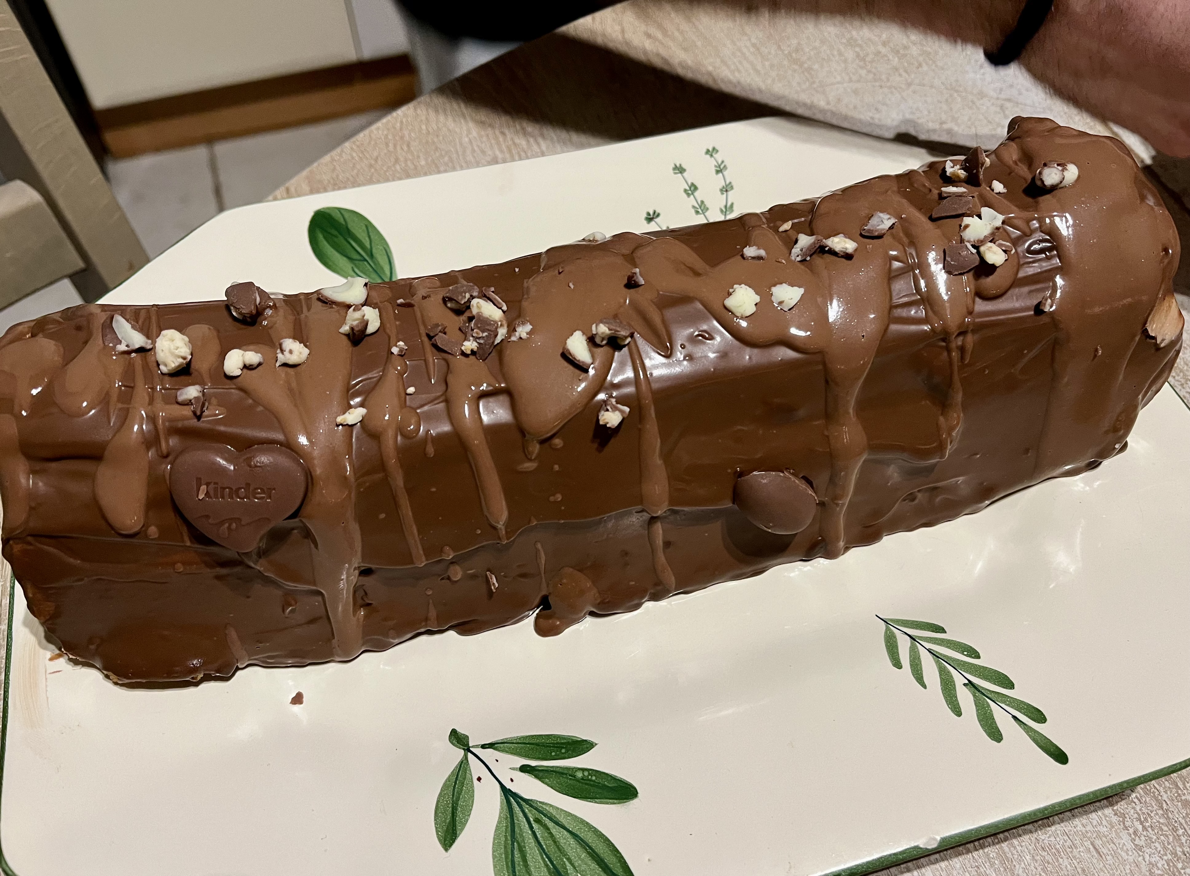 Bûche Chocolat noir/lait